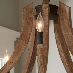 Rustic Brolly Chandelier