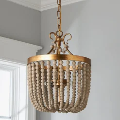 Rustic Glam Draped Mini Chandelier - 2 Light