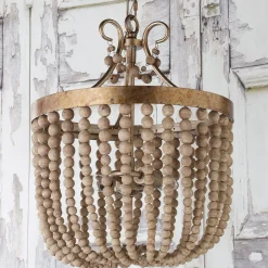 Rustic Glam Draped Mini Chandelier - 2 Light