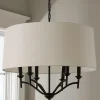Sabrina Shaded Chandelier