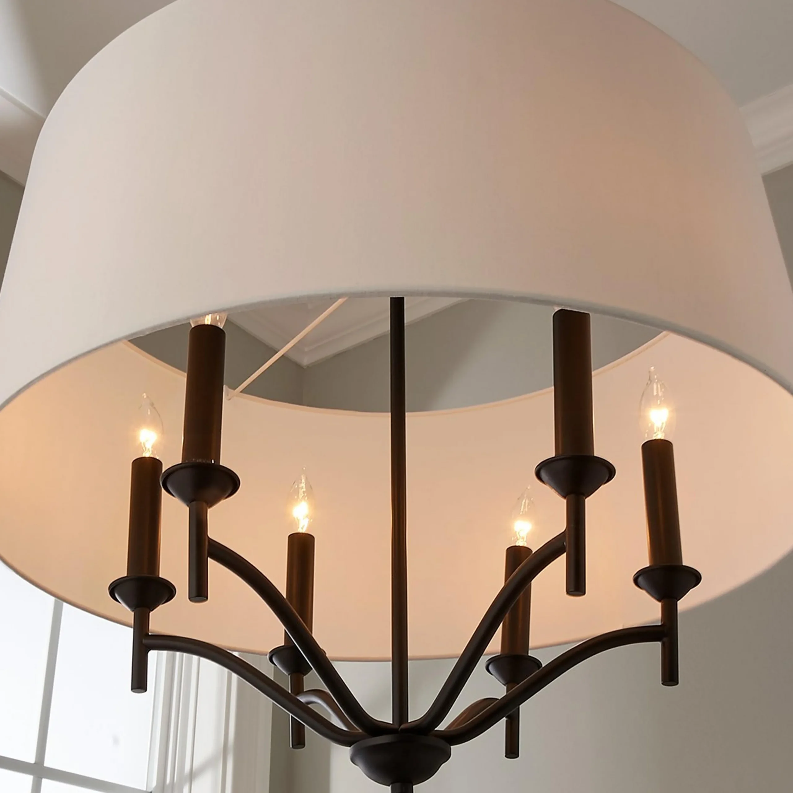 Sabrina Shaded Chandelier