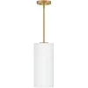 Salbris White Glass Pendant