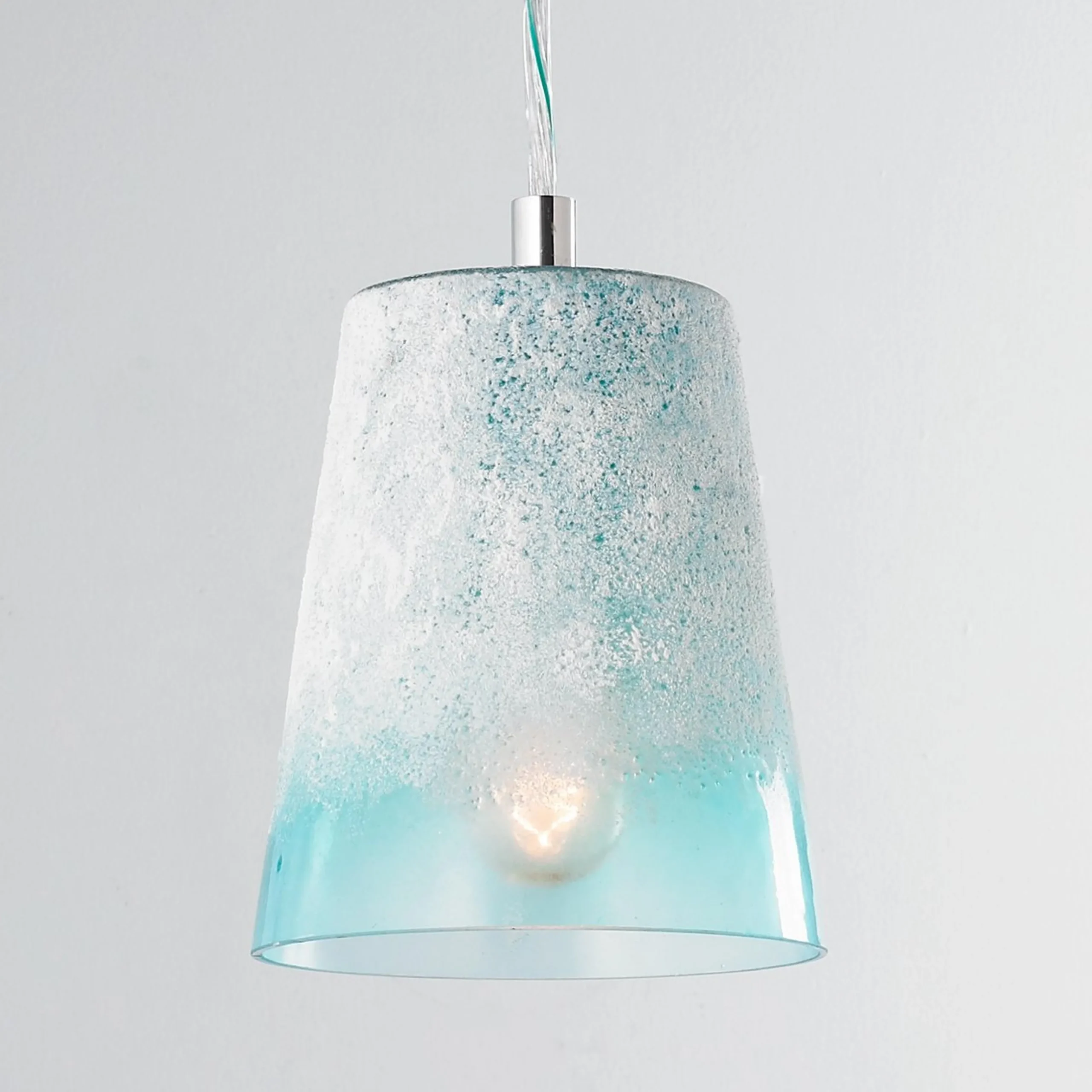 Sand Frost Glass Pendant Light