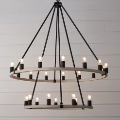 Sandpiper Two-Tier Chandelier - 24 Light