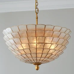 Sandra Capiz Convertible Semi-Flush Ceiling Light