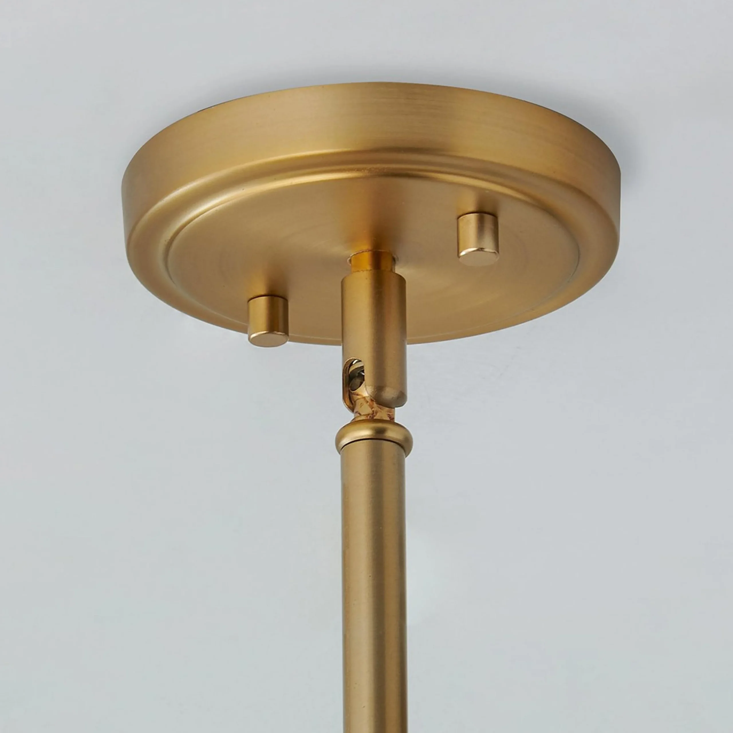 Satin Brass Prism Lantern - Medium