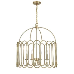 Scalloped Cage Lantern - Large