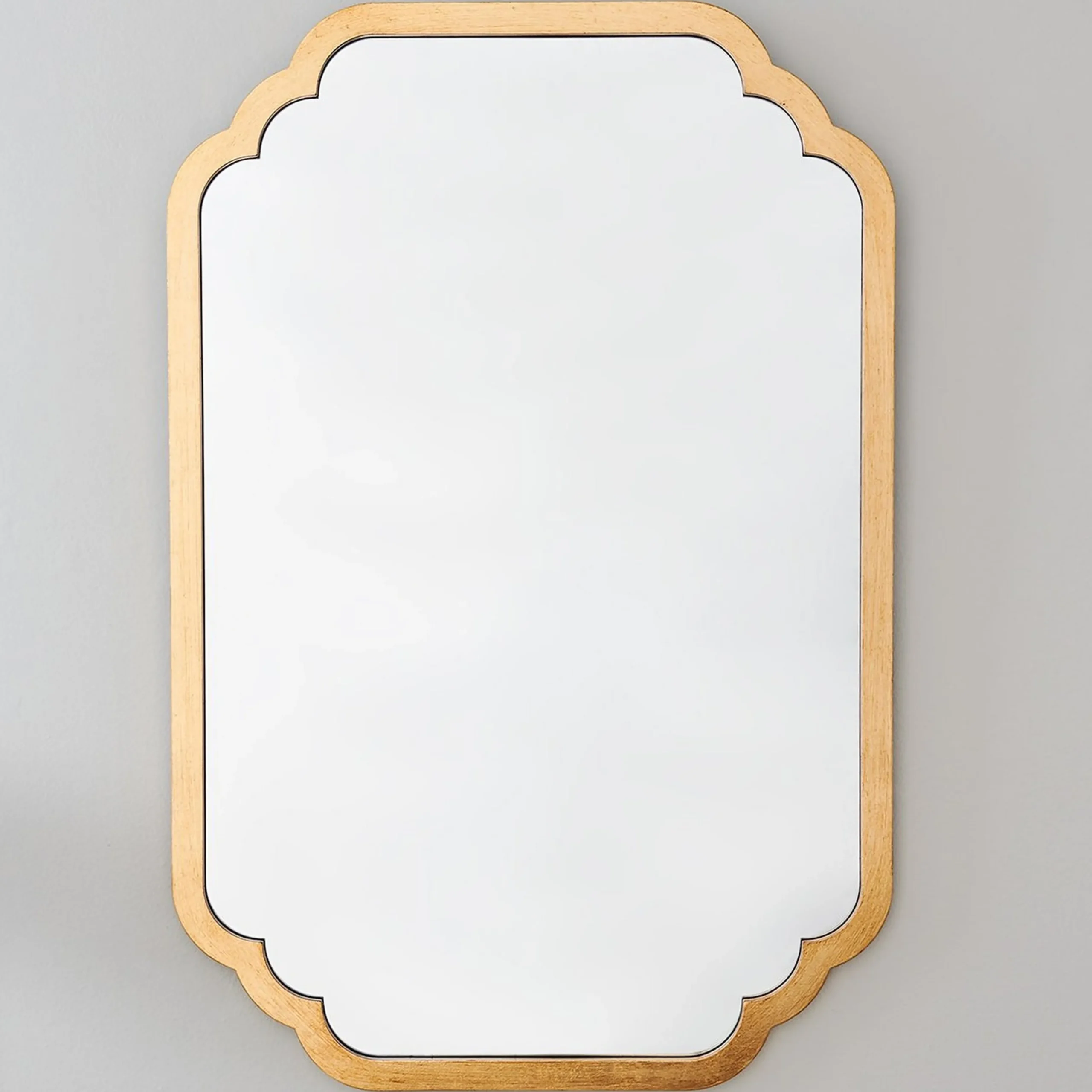 Scalloped Edge Mirror