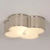 Scalloped Metal Ceiling Light - Large