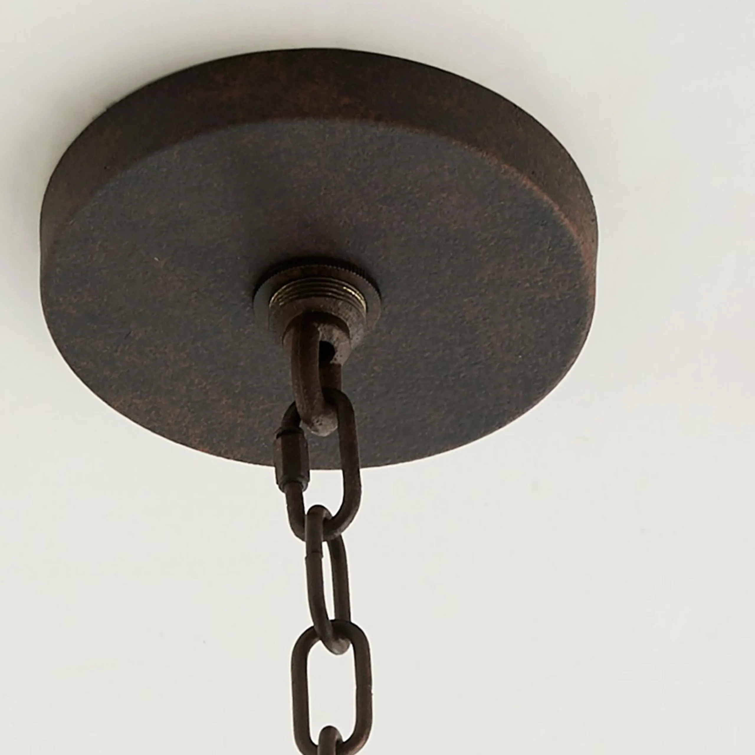 Seeded Contrast Outdoor Ring Chandelier - 6 Light