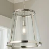 Seeded Glass Transitional Pendant - Medium