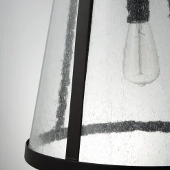 Seeded Glass Transitional Pendant - Medium
