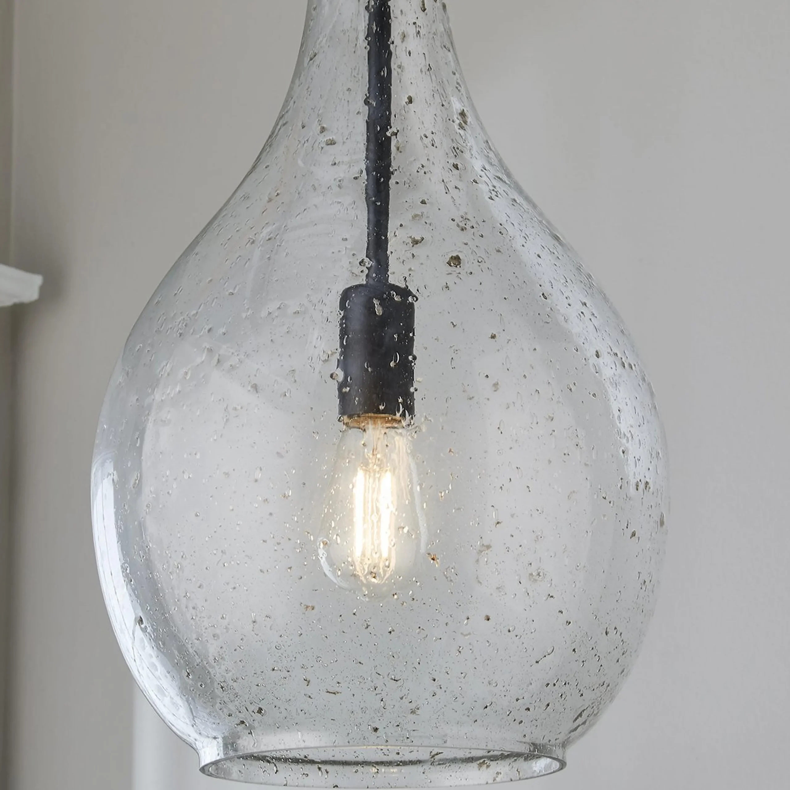 Seeded Raindrop Pendant