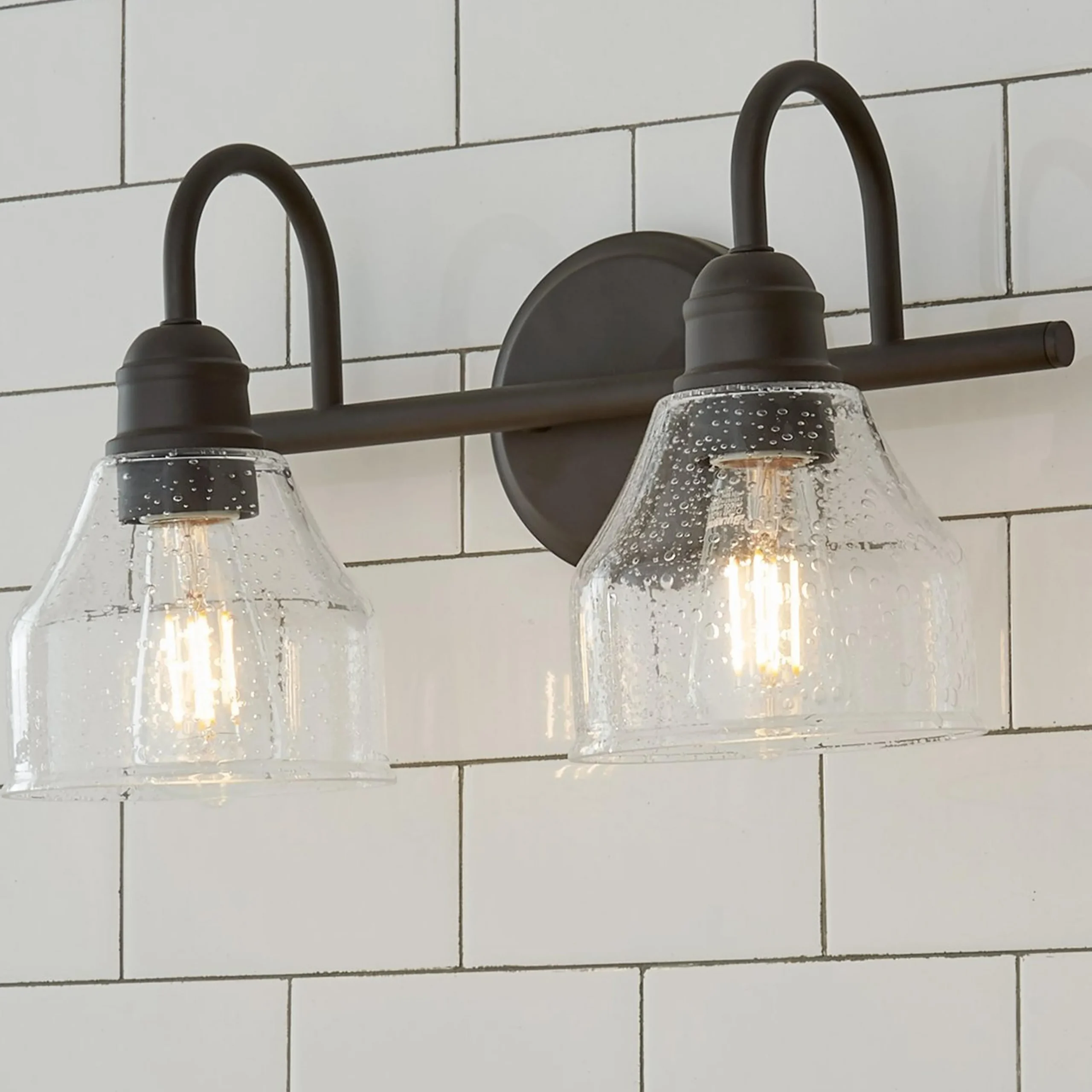 Seedy Gooseneck Vanity Light - 2 Light