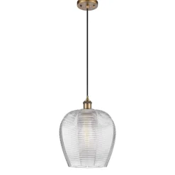 Selene Geo Shade Pendant - Clear Glass