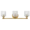 Sensational Zig-Zag Vanity Light - 3 Light