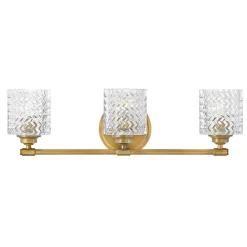 Sensational Zig-Zag Vanity Light - 3 Light