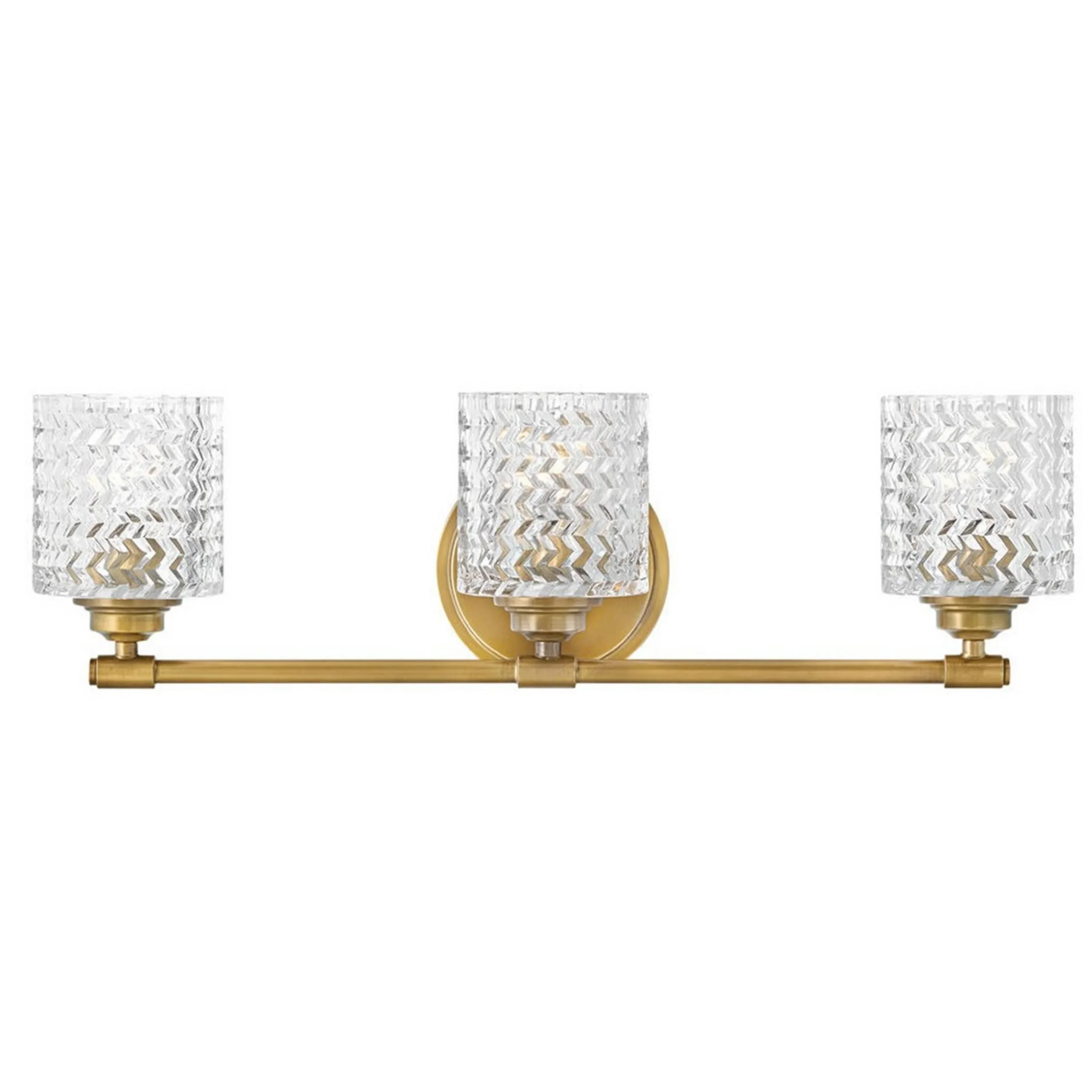 Sensational Zig-Zag Vanity Light - 3 Light