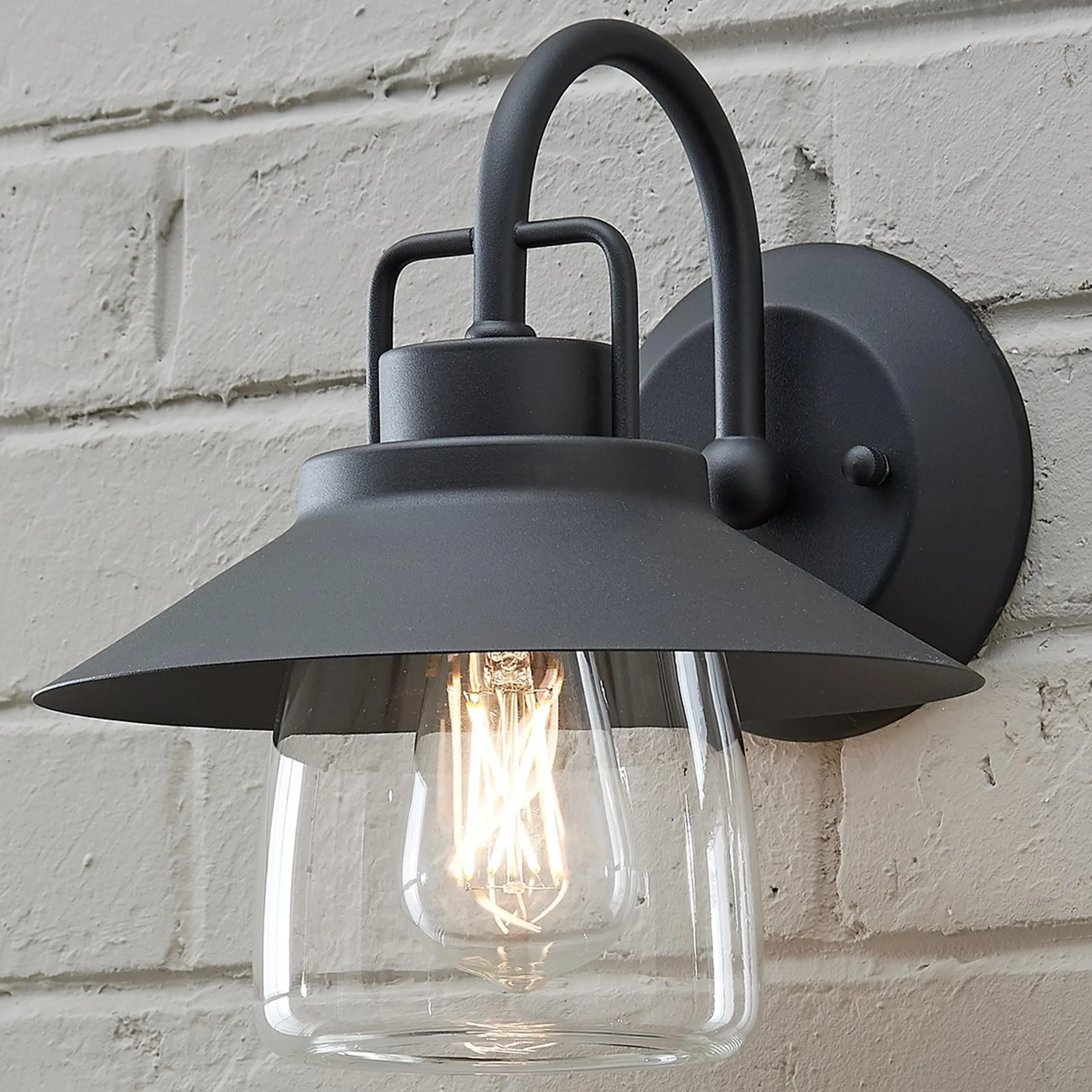 Shaded Firefly Outdoor Sconce