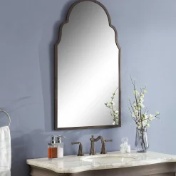Shapely Silhouette Metal Mirror
