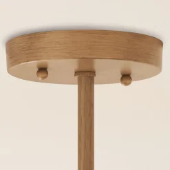 Shell and Crystal Drum Shade Chandelier