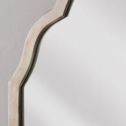 Silver Arched Frame Mirror