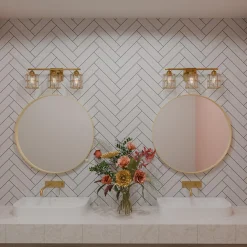 Simple Glam Vanity Light - 3 Light