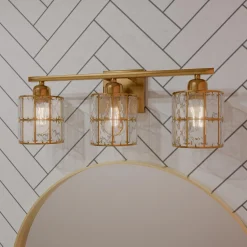 Simple Glam Vanity Light - 3 Light