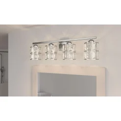 Simple Glam Vanity Light - 4 Light