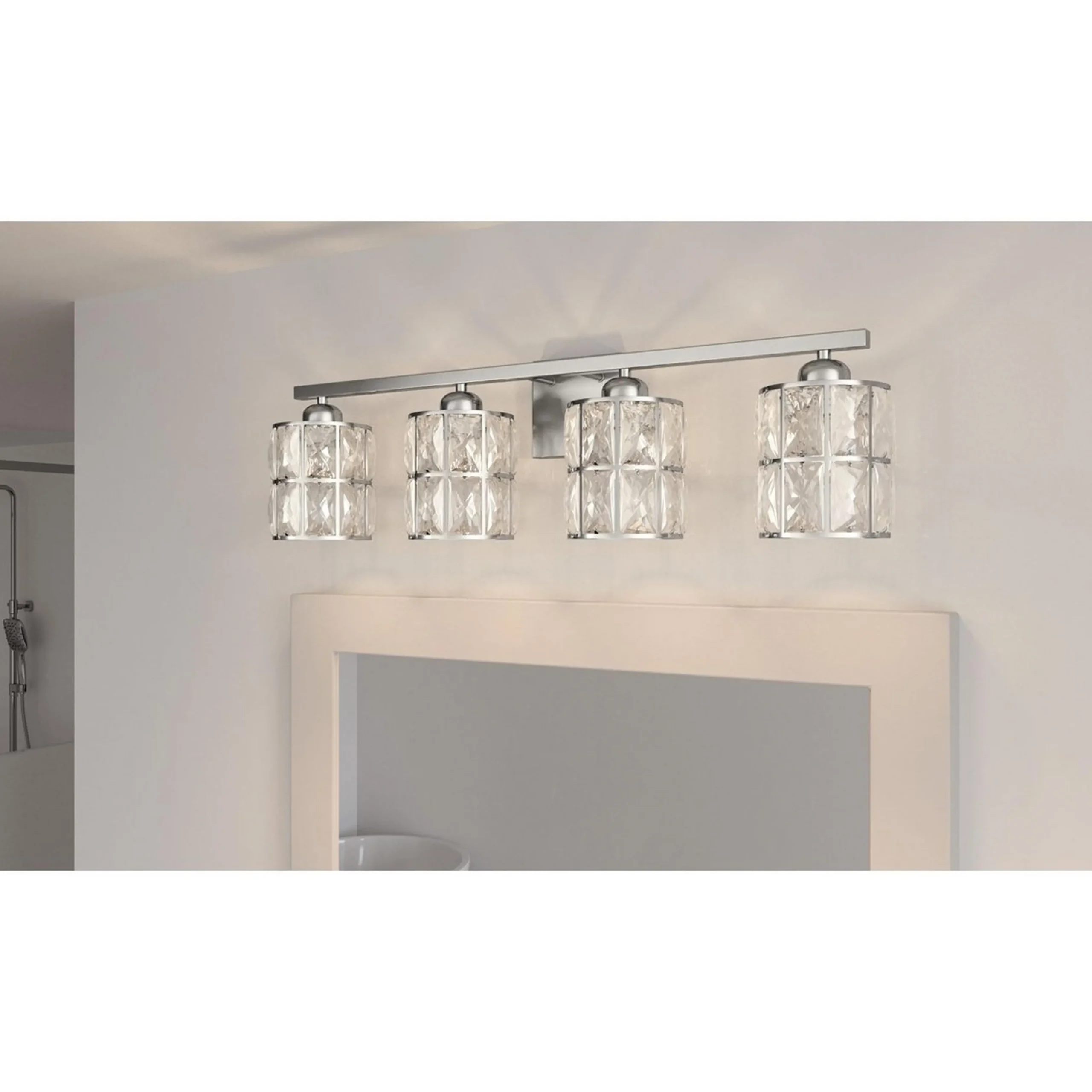 Simple Glam Vanity Light - 4 Light