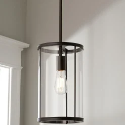 Simple Glass Cylinder Pendant