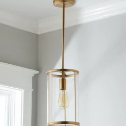 Simple Glass Cylinder Pendant