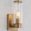 Simple Glass Cylinder Sconce - 1 Light