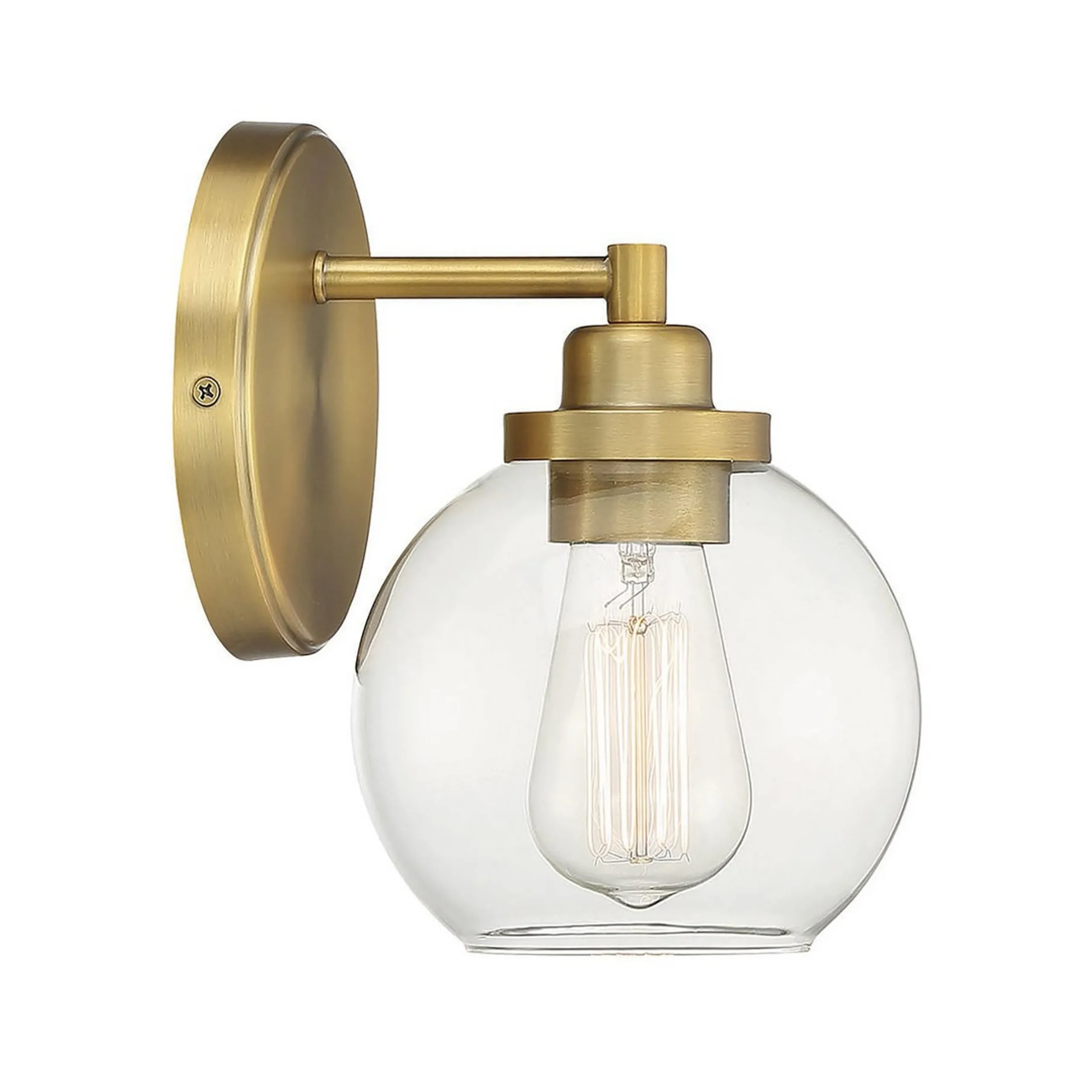 Simple Globe Bath Sconce