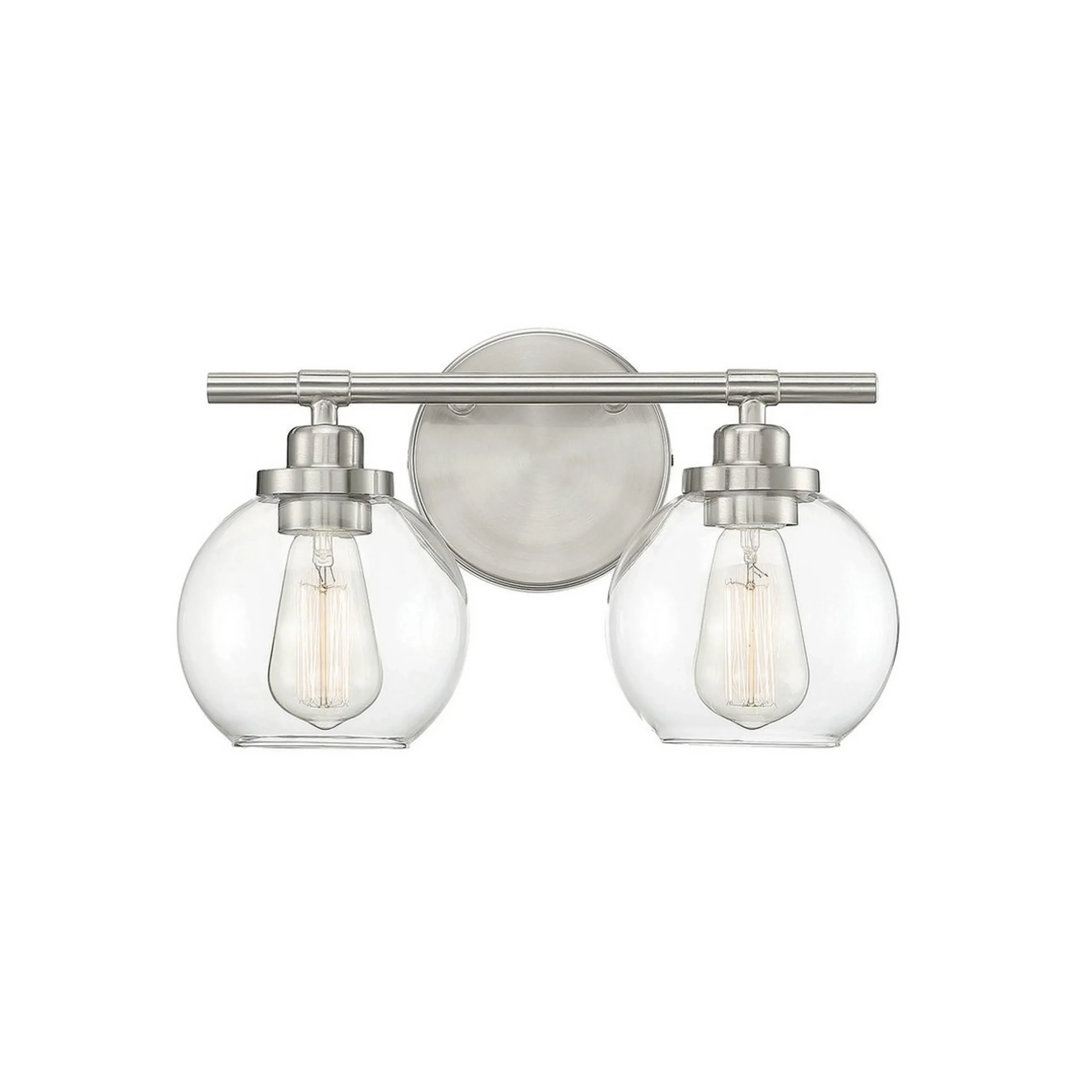 Simple Globe Vanity Light - 2 Light