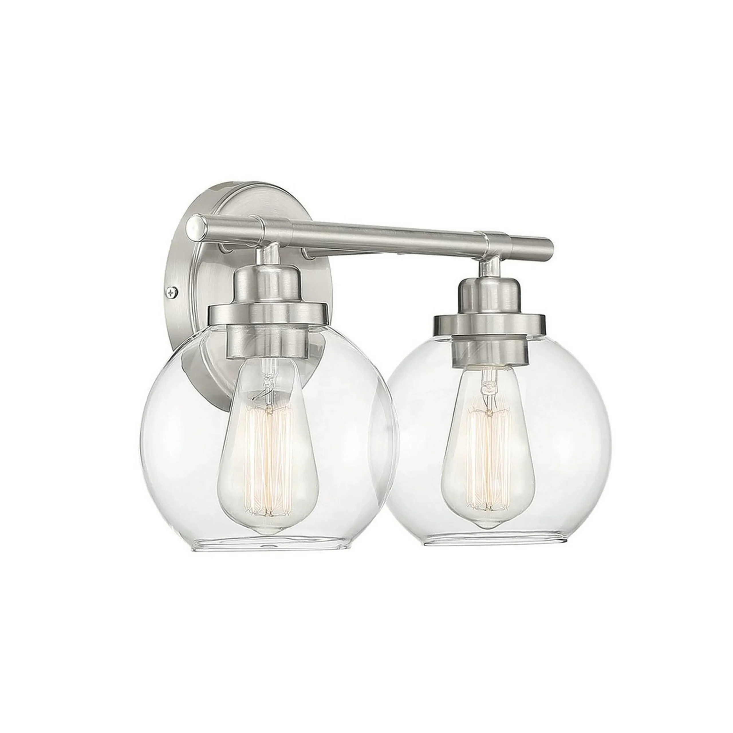 Simple Globe Vanity Light - 2 Light