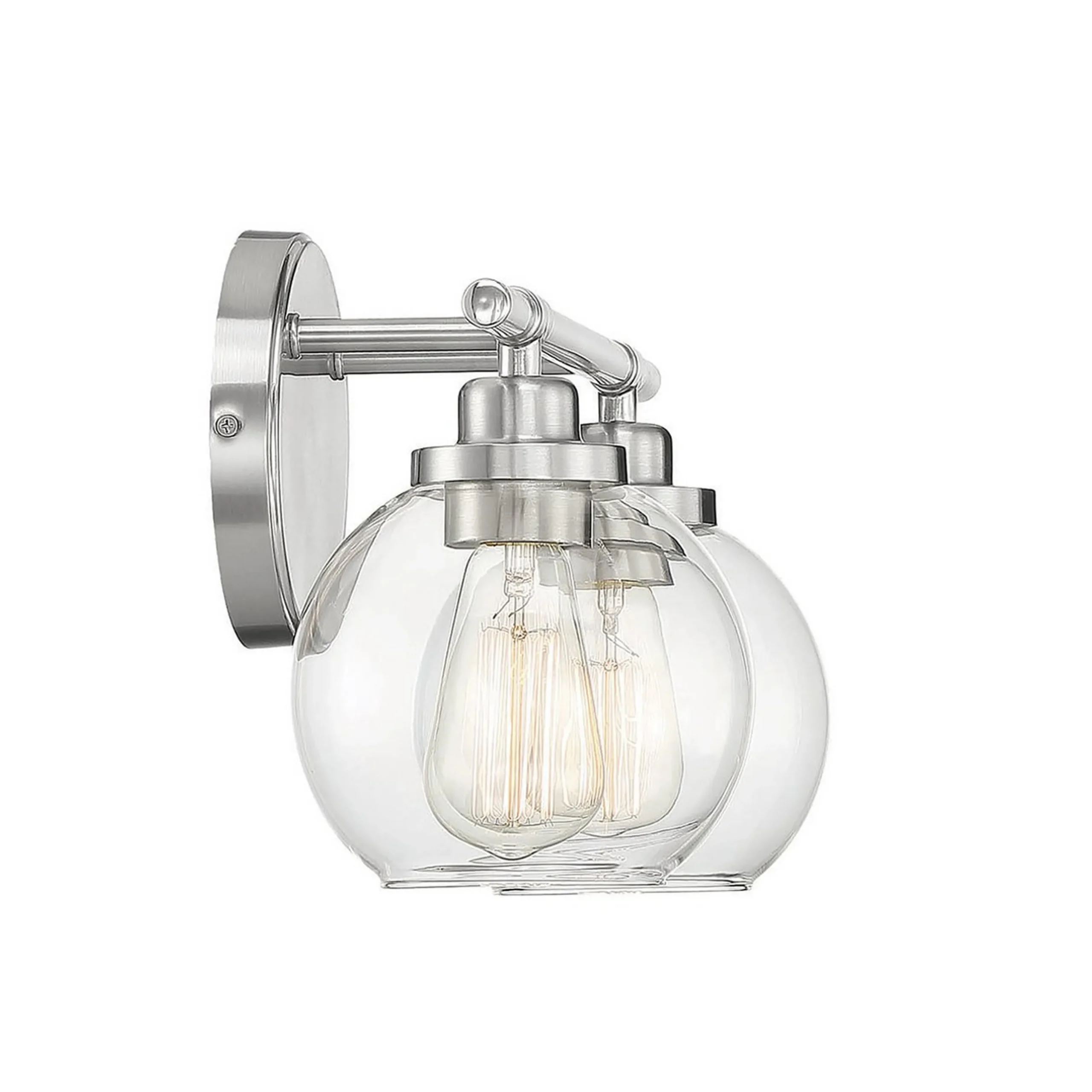 Simple Globe Vanity Light - 2 Light