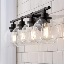 Simple Globe Vanity Light - 4 Light