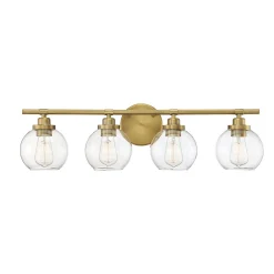 Simple Globe Vanity Light - 4 Light