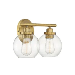 Simple Globe Vanity Light - 2 Light