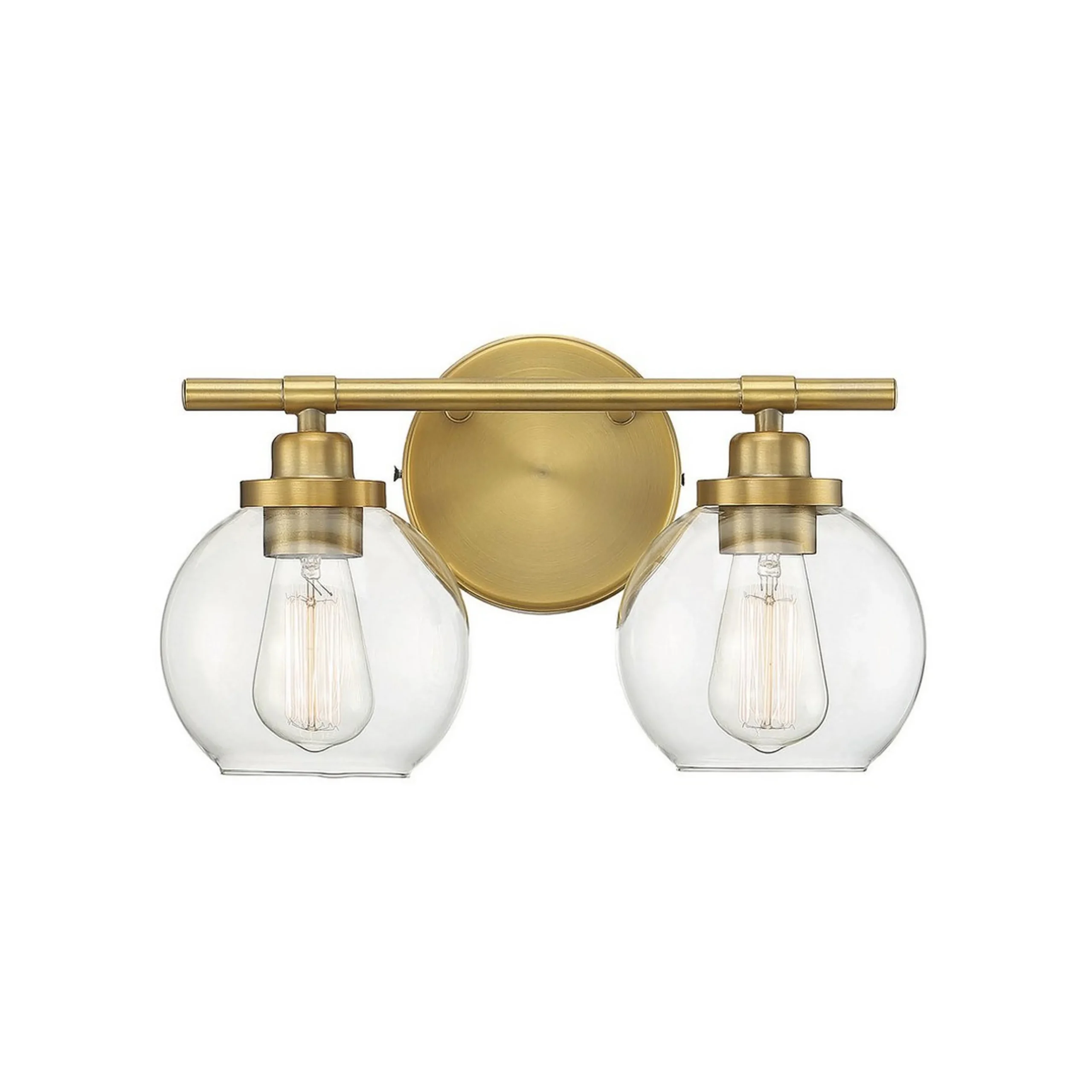 Simple Globe Vanity Light - 2 Light