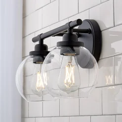 Simple Globe Vanity Light - 2 Light