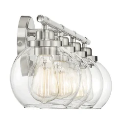 Simple Globe Vanity Light - 4 Light