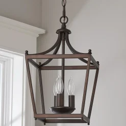Simple Mini Pagoda Lantern - 3 Light