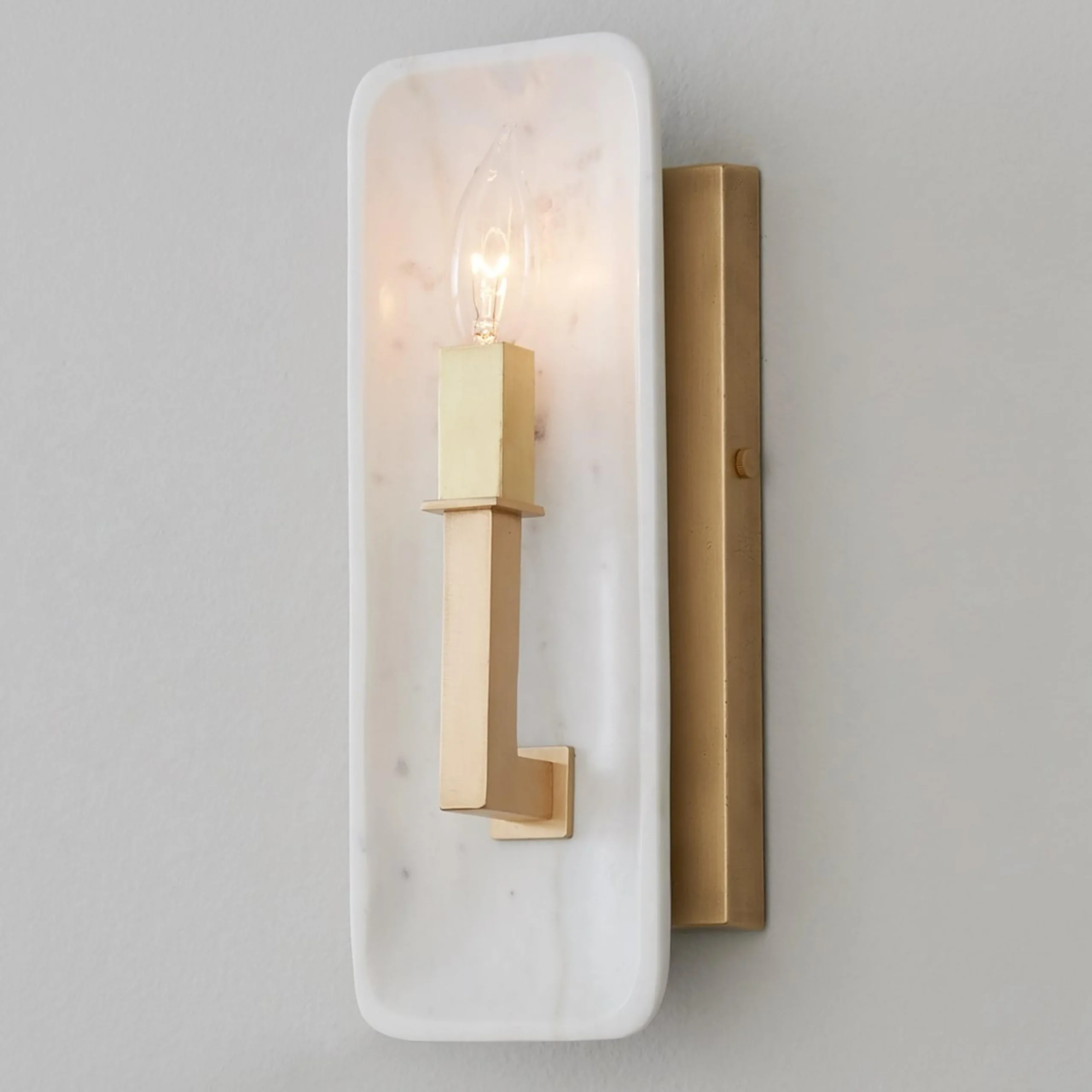 Simple Stone Sconce - ADA