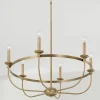 Simply Blake Basket Chandelier - 6 Light