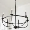 Simply Blake Basket Chandelier - 6 Light