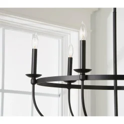 Simply Blake Basket Chandelier - 6 Light