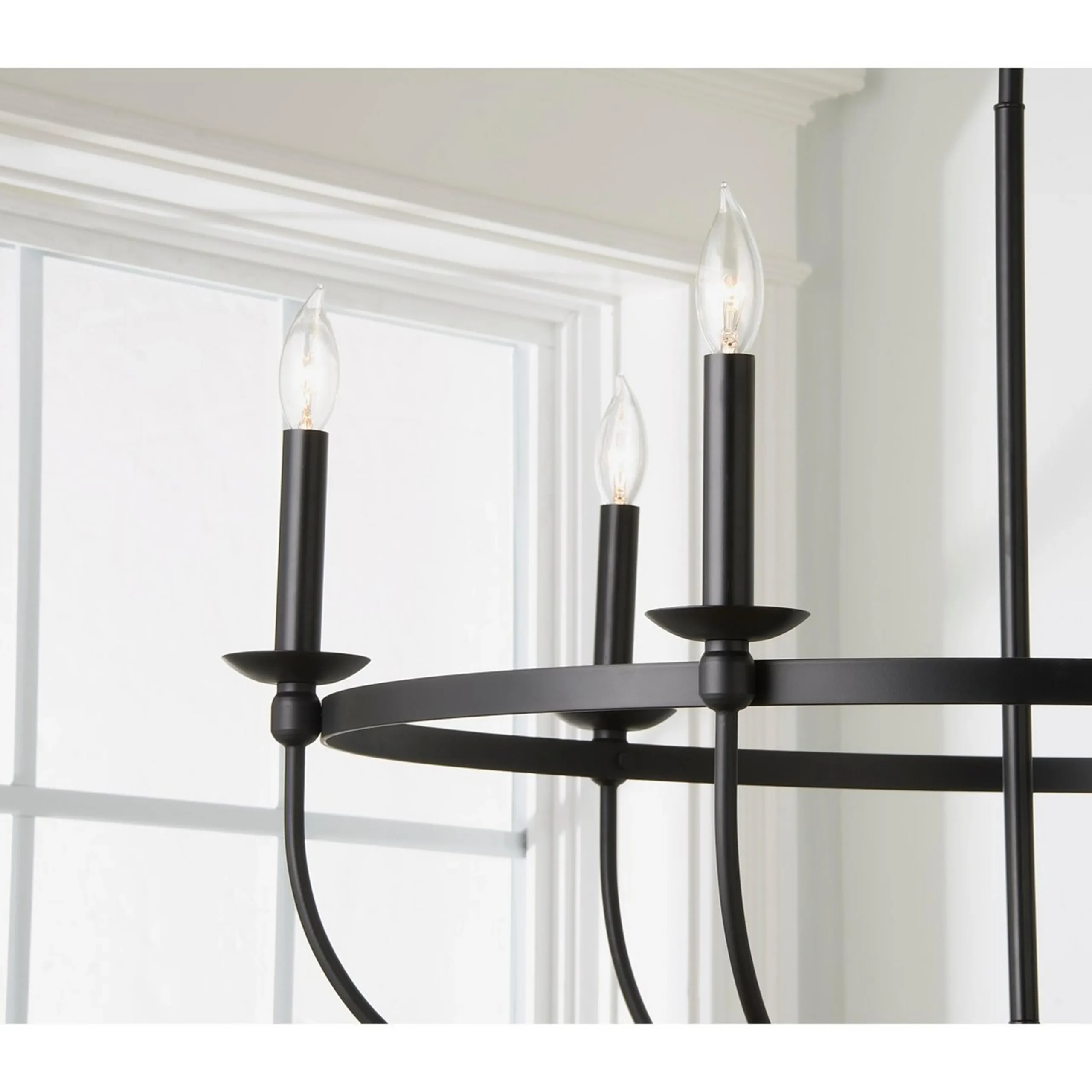 Simply Blake Basket Chandelier - 6 Light