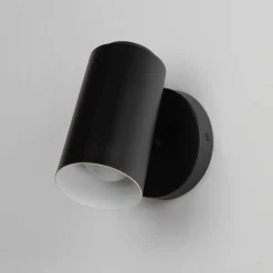 Single Spotlight Outdoor Sconce - Cylindrical